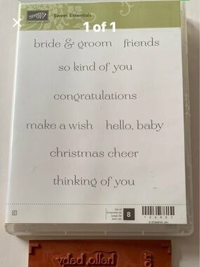 Stampin' Up! Sweet Essentials Sentiment Stamps
